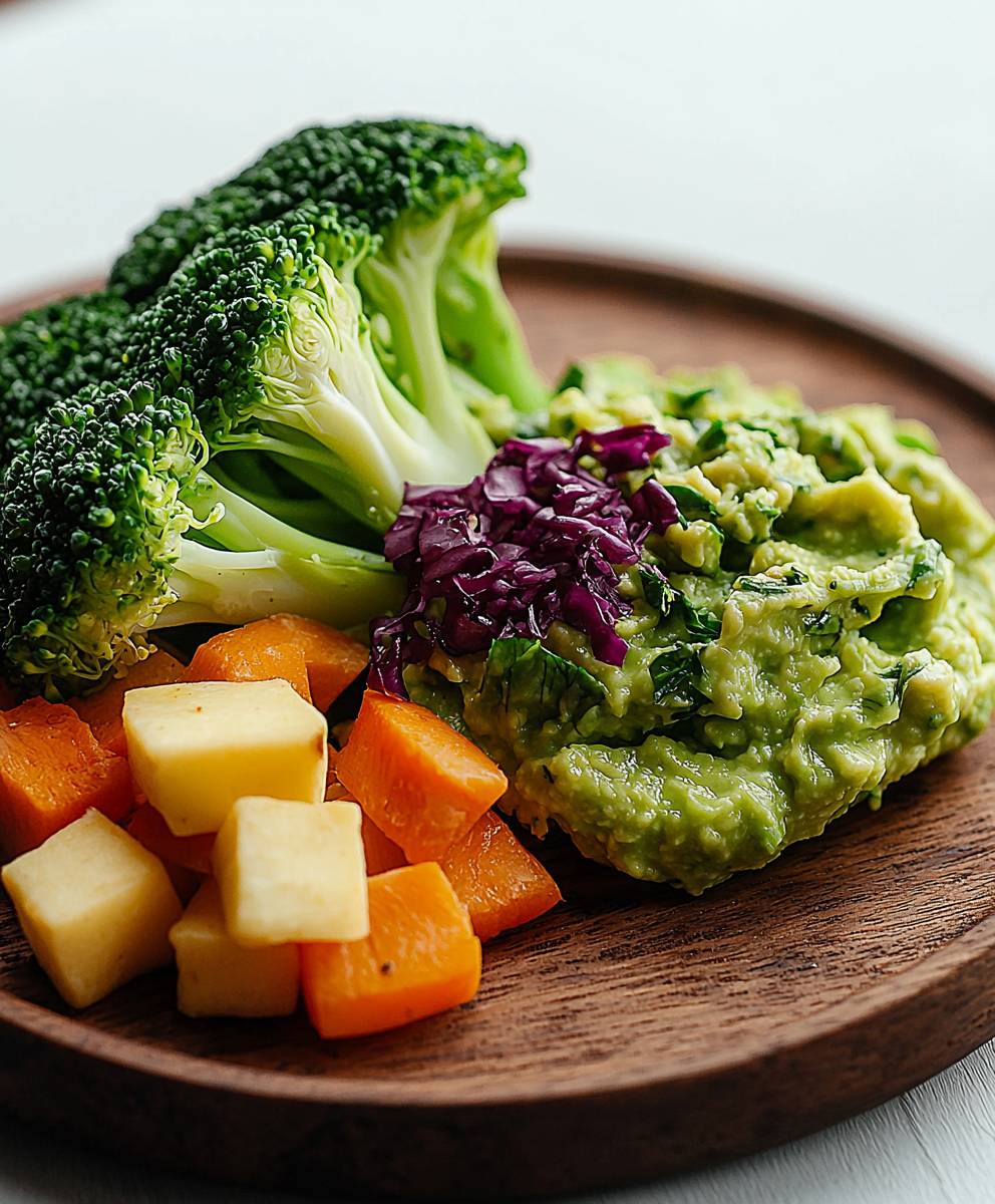 Brokkoli Guacamole Platte