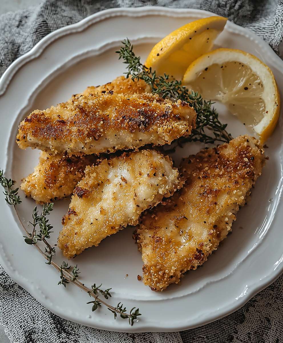 Knusprige Hähnchen Schnitzel Airfryer