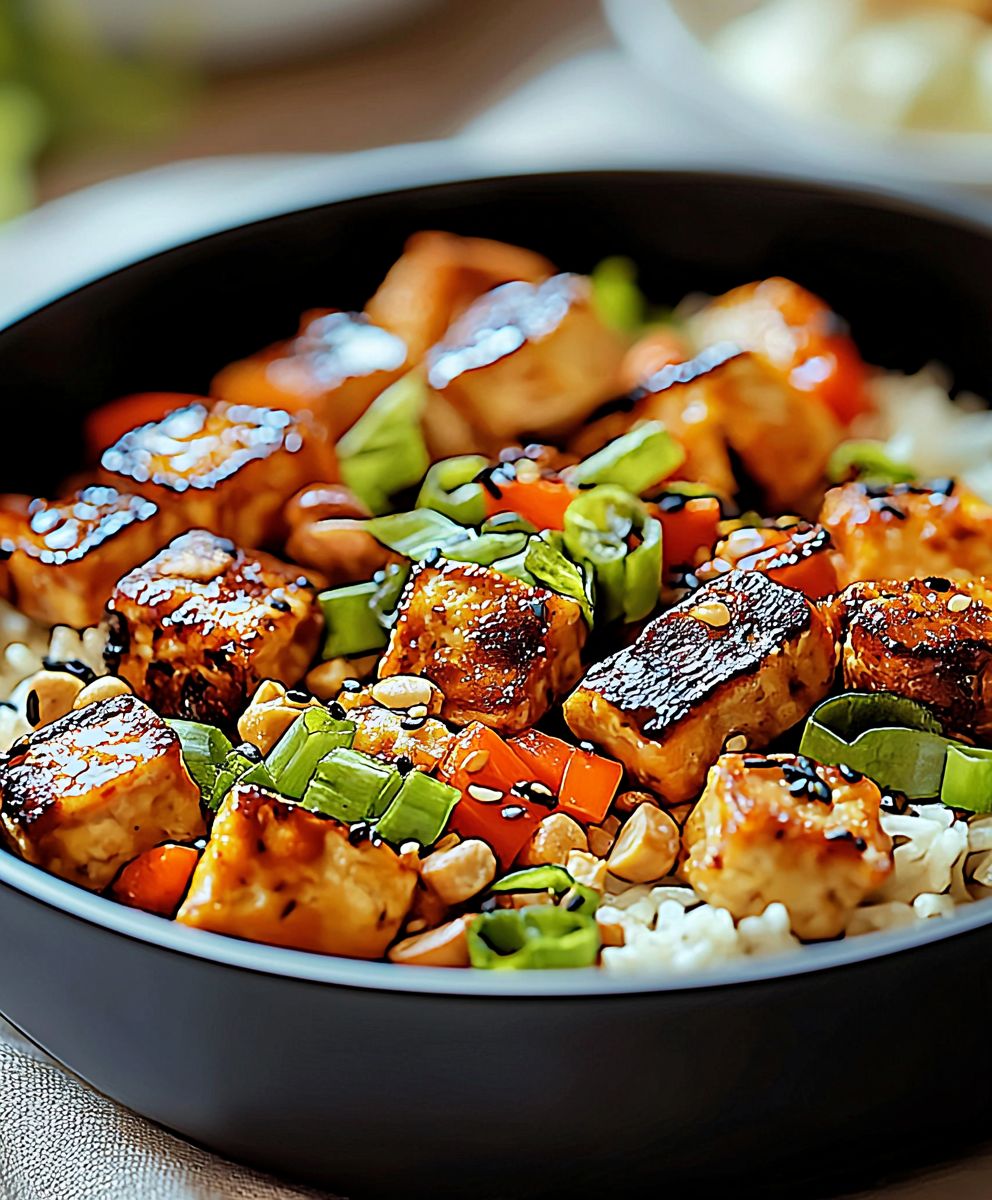 Vegane Eierrollen Bowl
