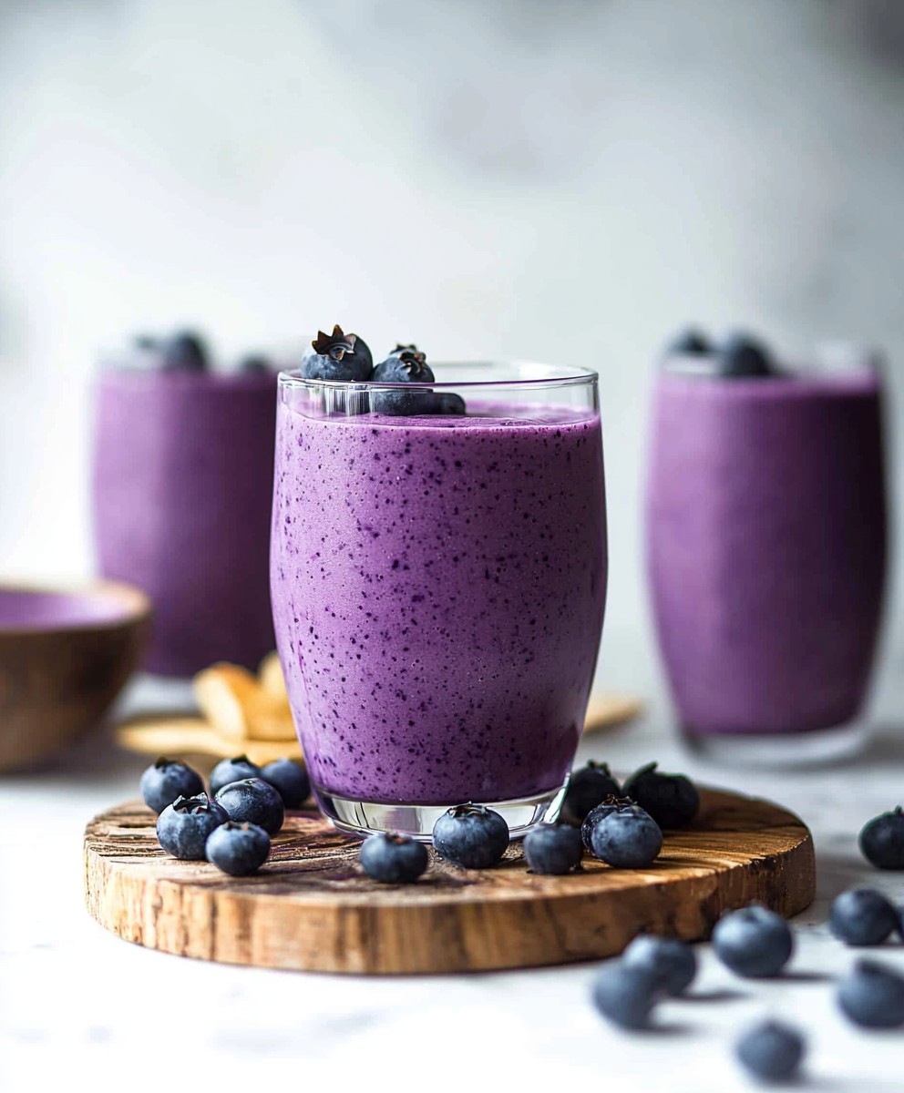 Blaubeer Smoothie einfach zubereiten