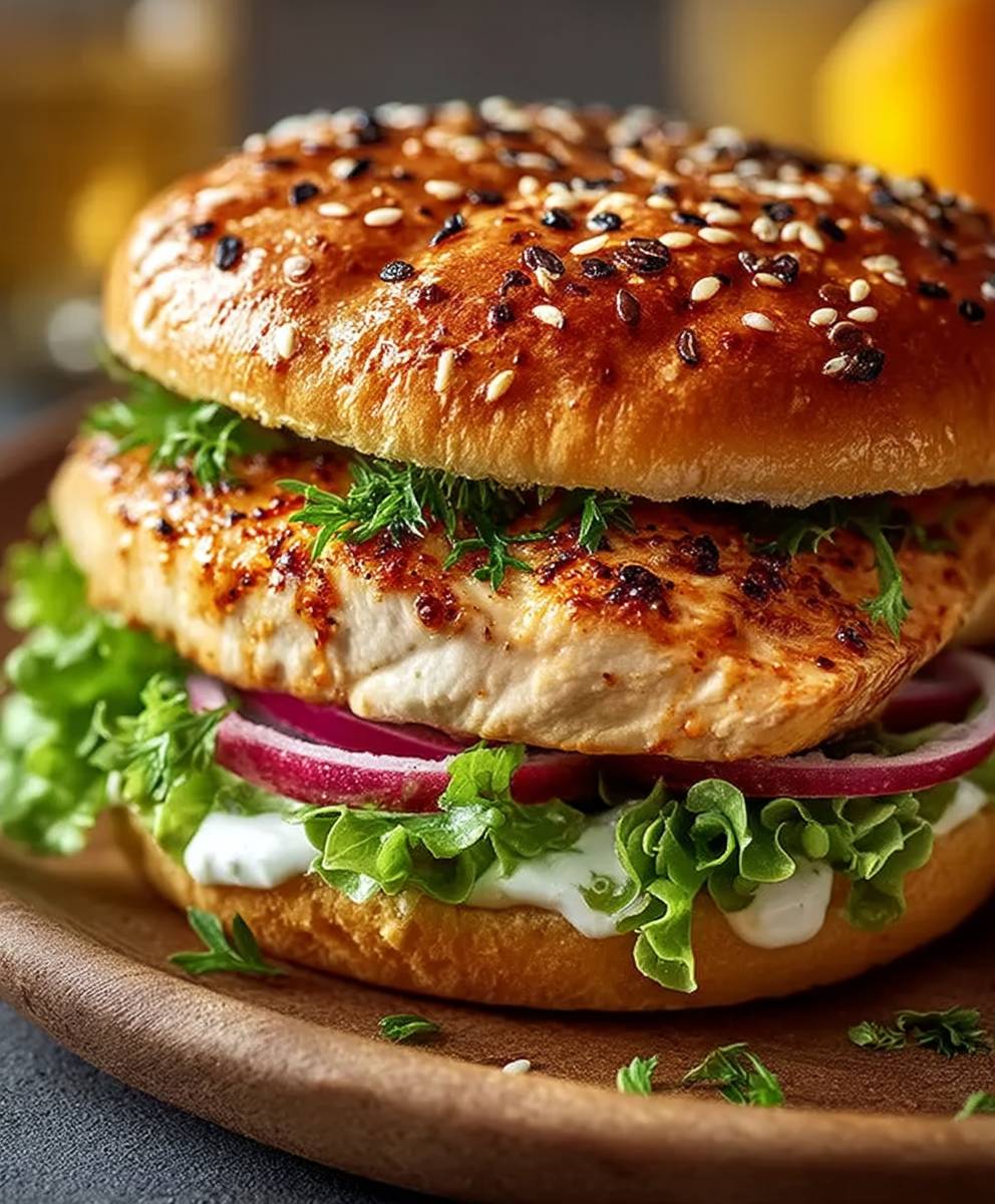Hähnchen Caesar Burger