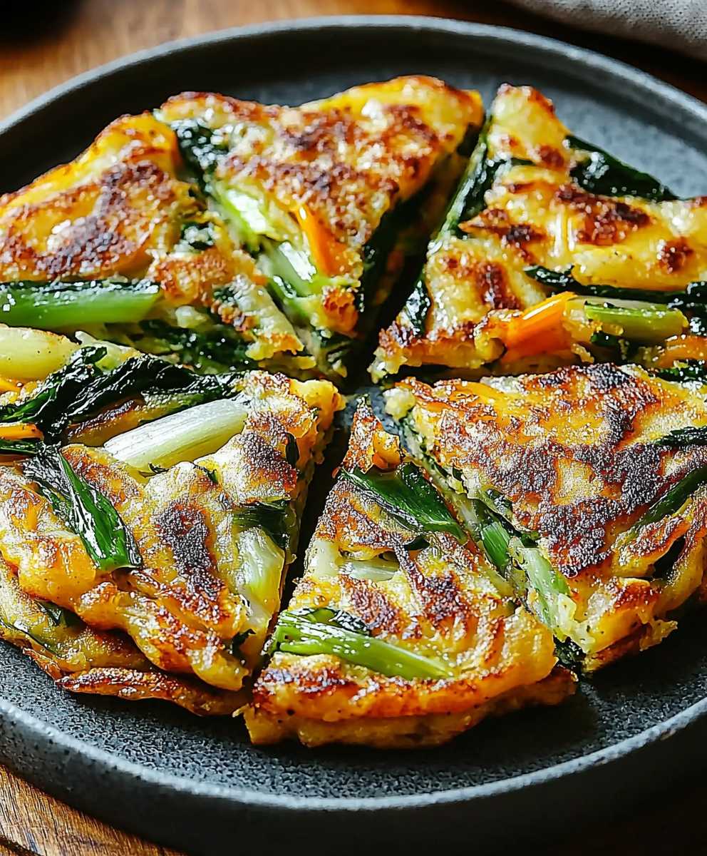 Koreanische Gemüse Pfannkuchen