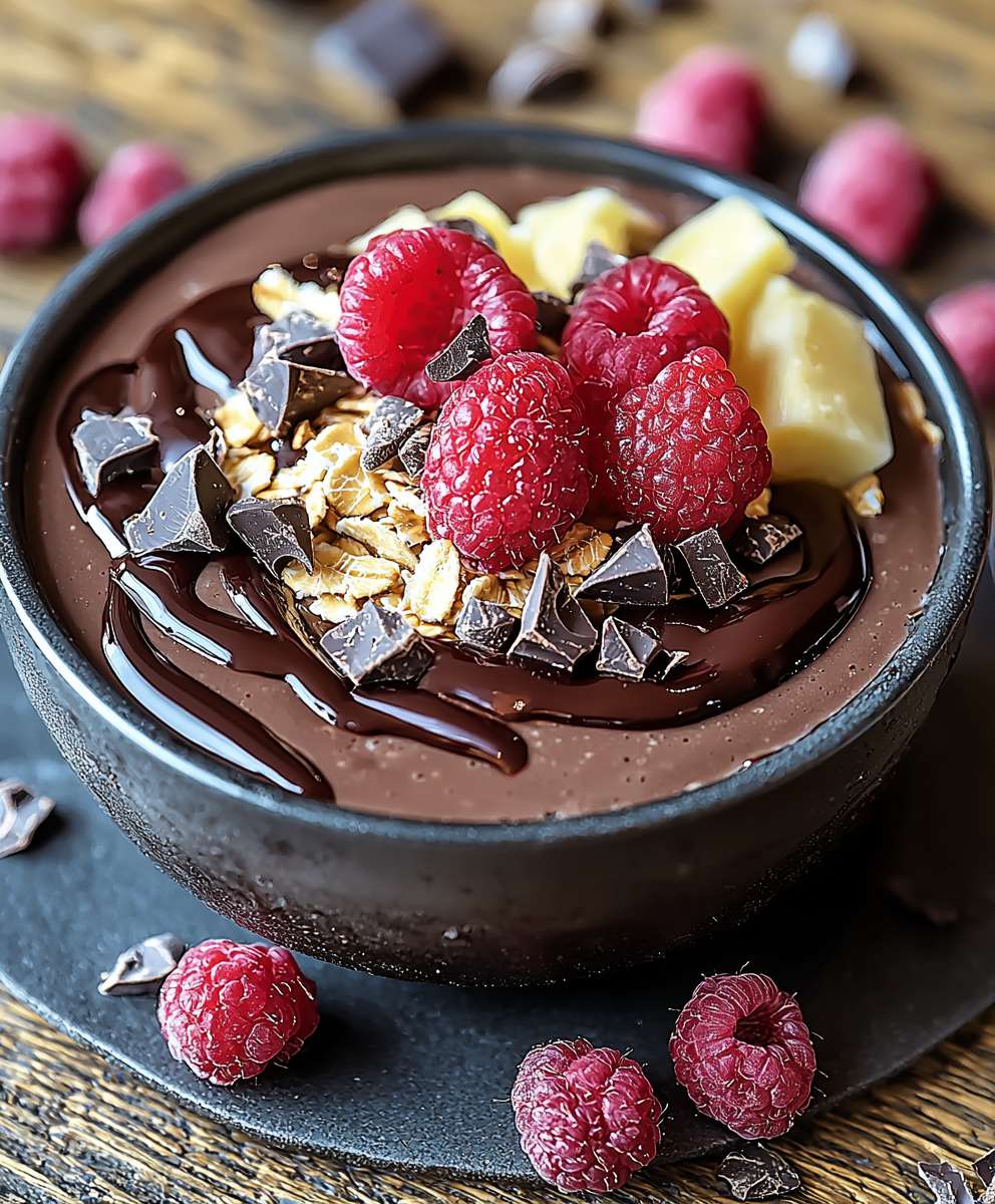 Schoko Pudding Haferflocken