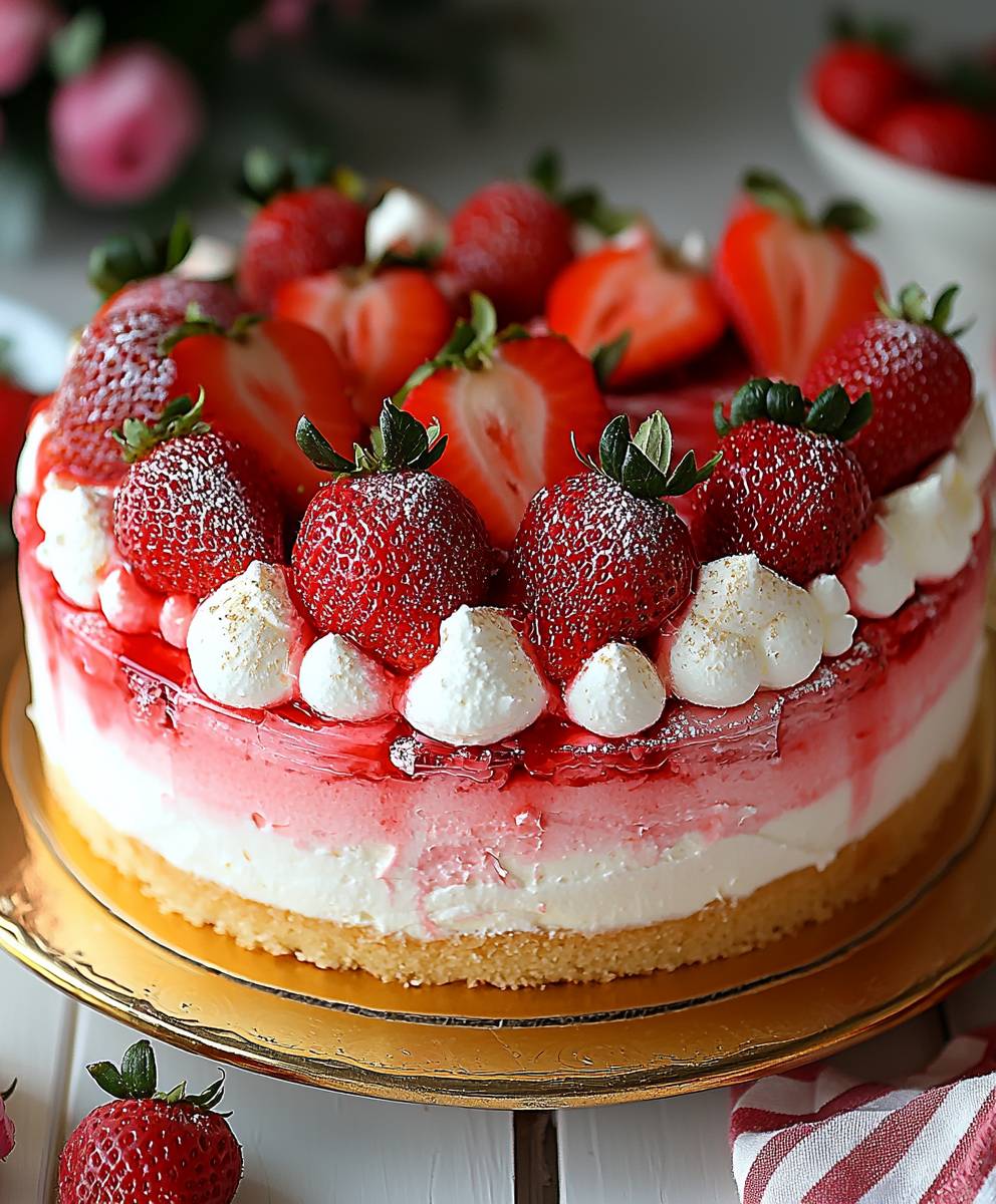 Erdbeer Quark Sahnetorte