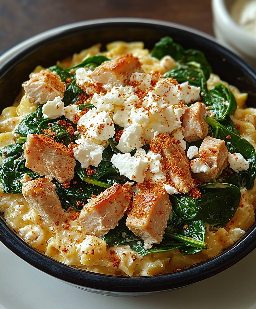 Thunfisch Auflauf Spinat Feta