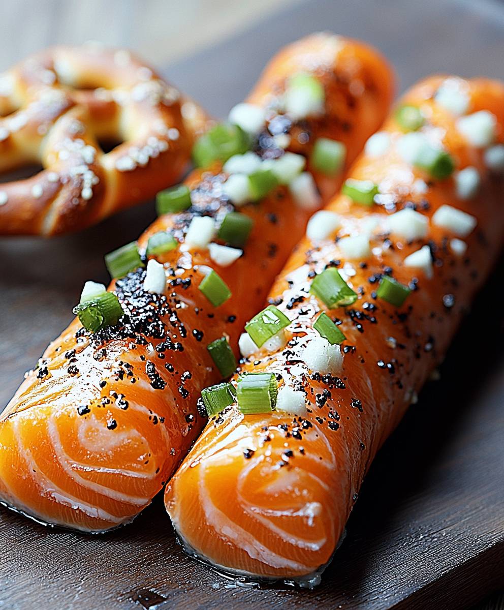Lachs Meerrettich Brezelstange