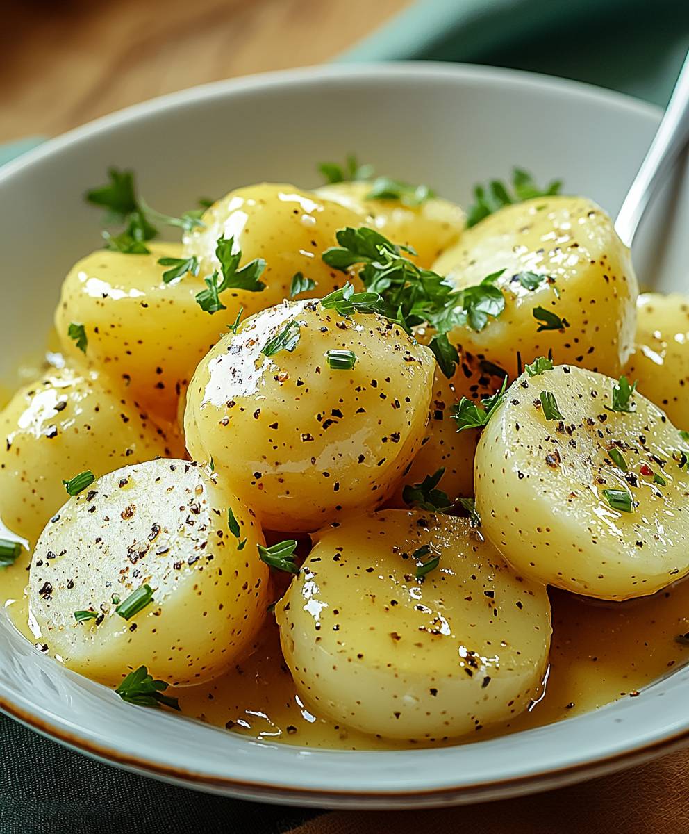 Senfsauce zu Salzkartoffeln