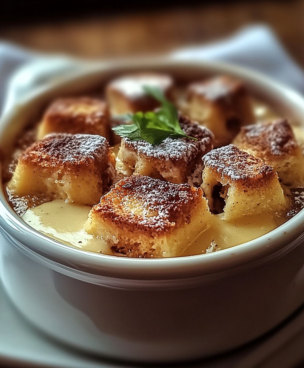 Brotpudding Vanillesauce selber machen