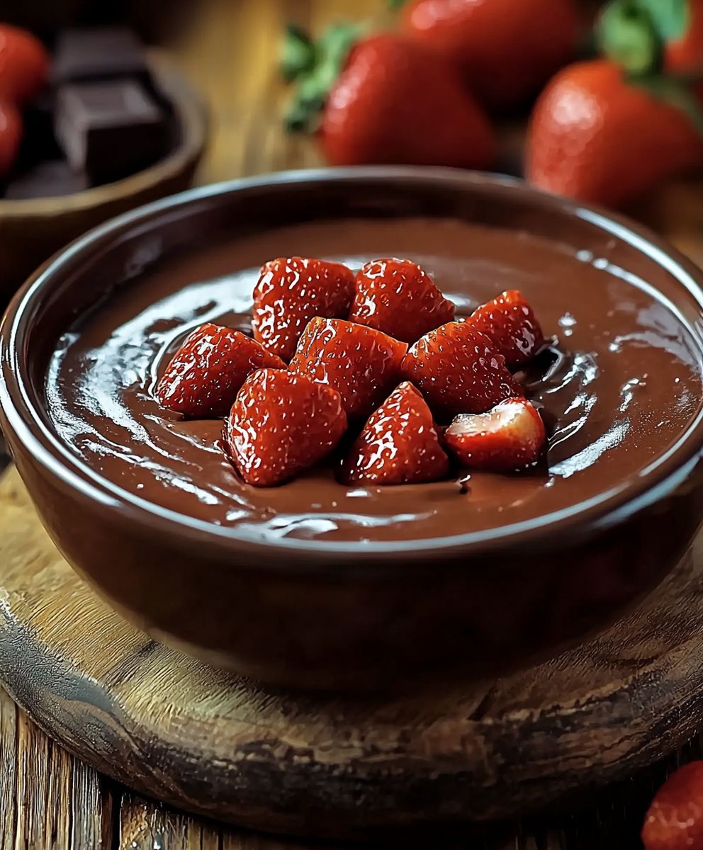 Schokoladenfondue selber machen
