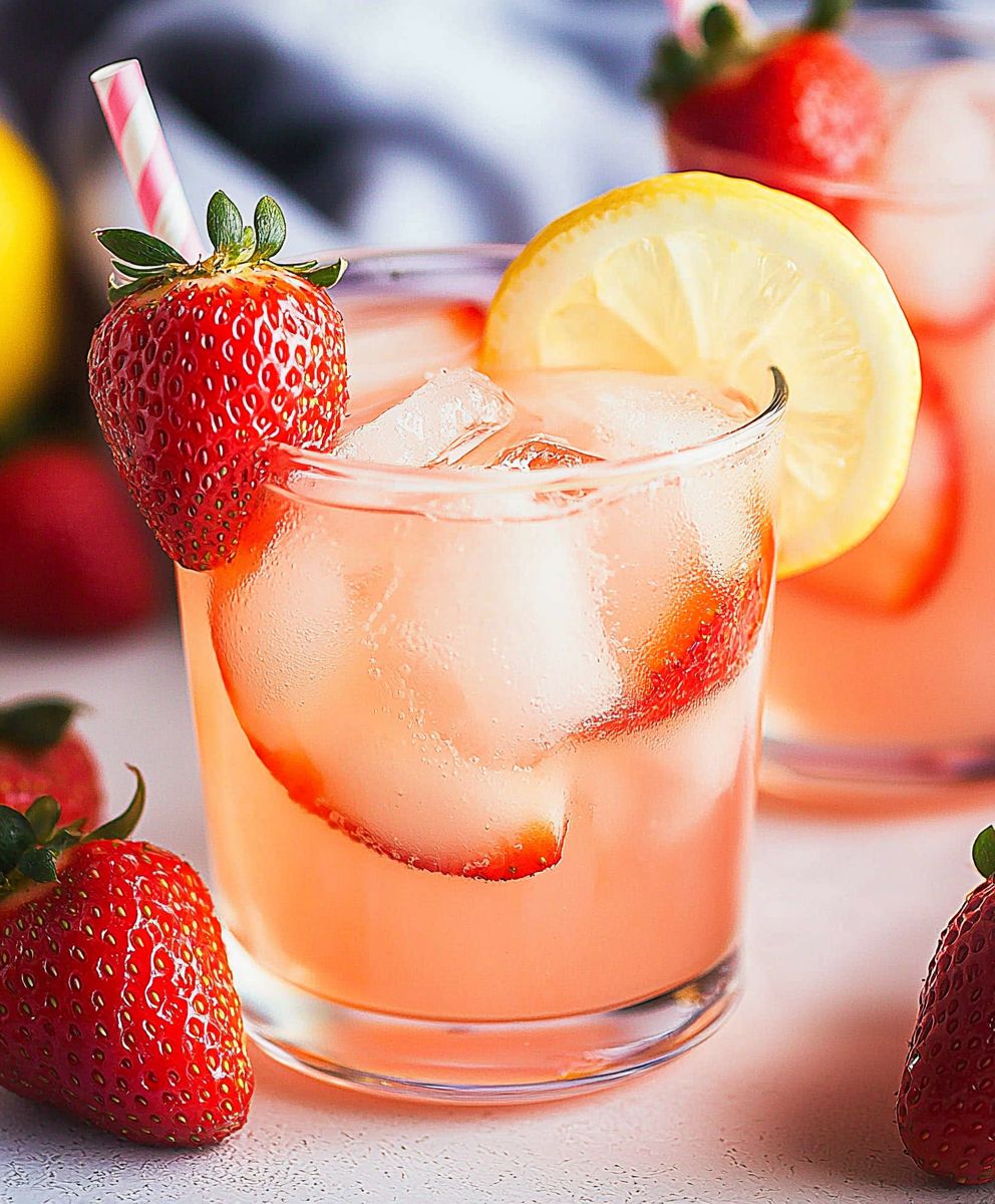 Erdbeer Wodka Limonade