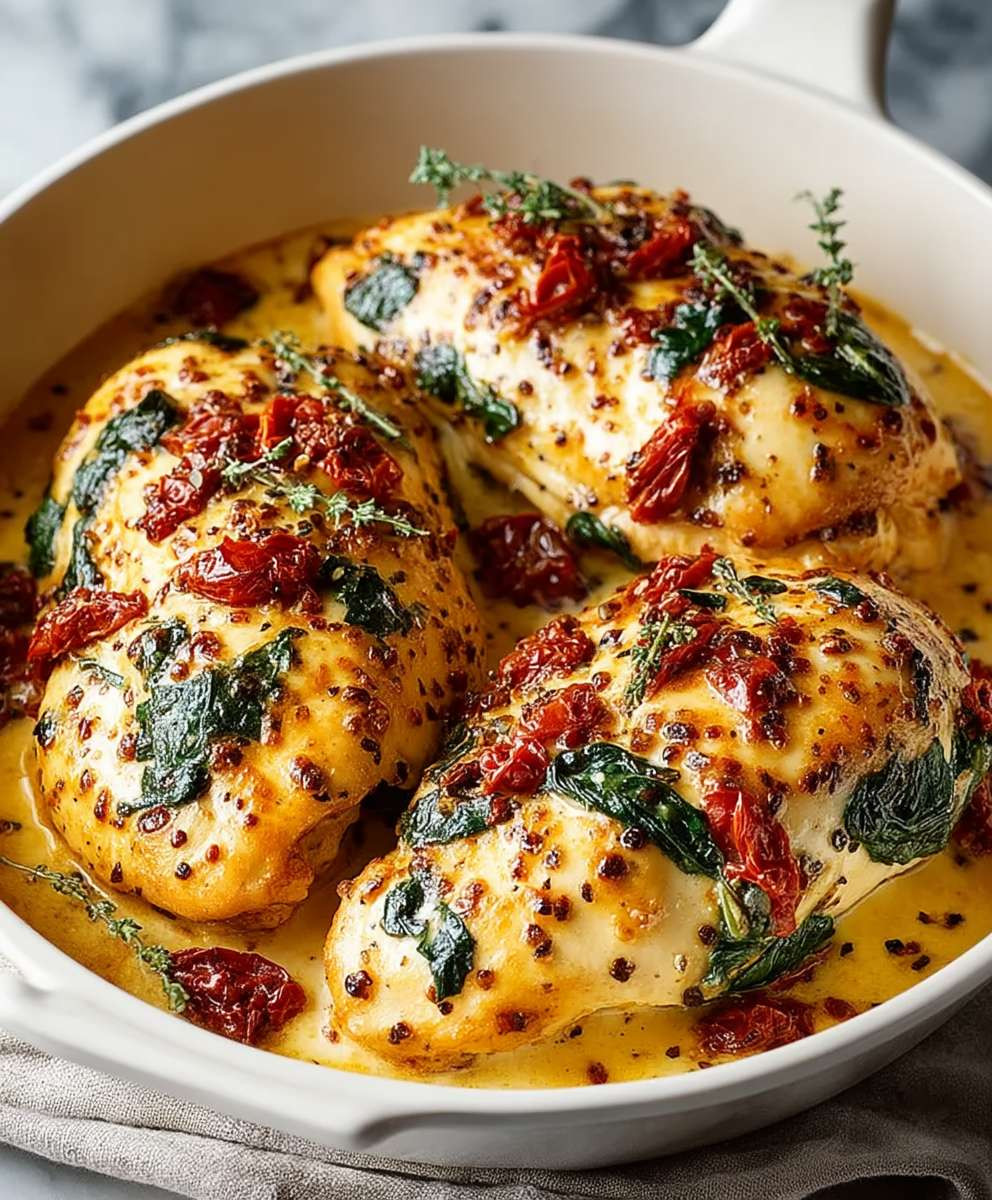 Toskanisches gebackenes Huhn