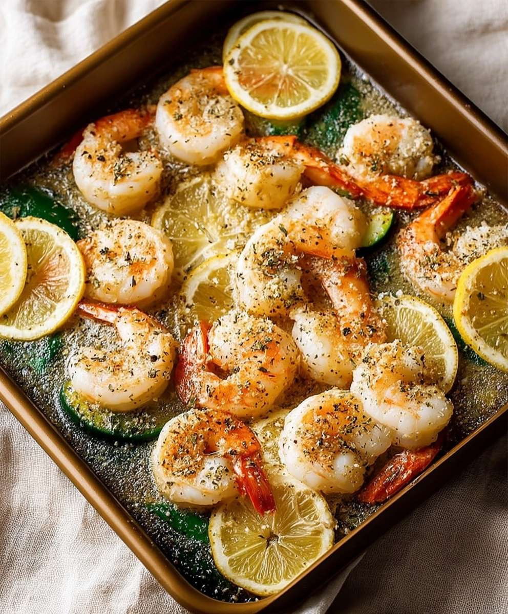 Garnelen Scampi Pfanne einfach