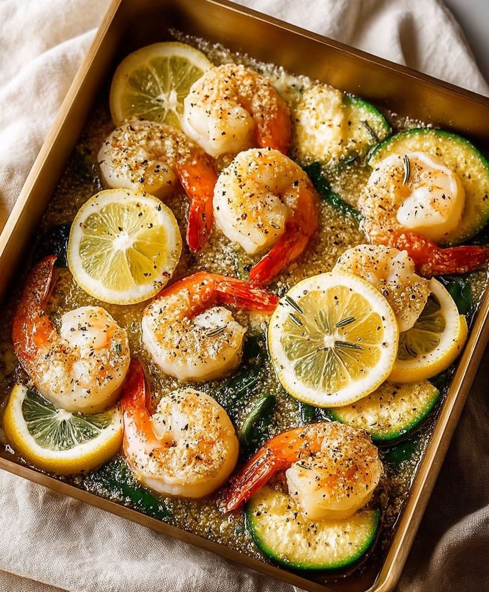 Garnelen Scampi Pfanne einfach