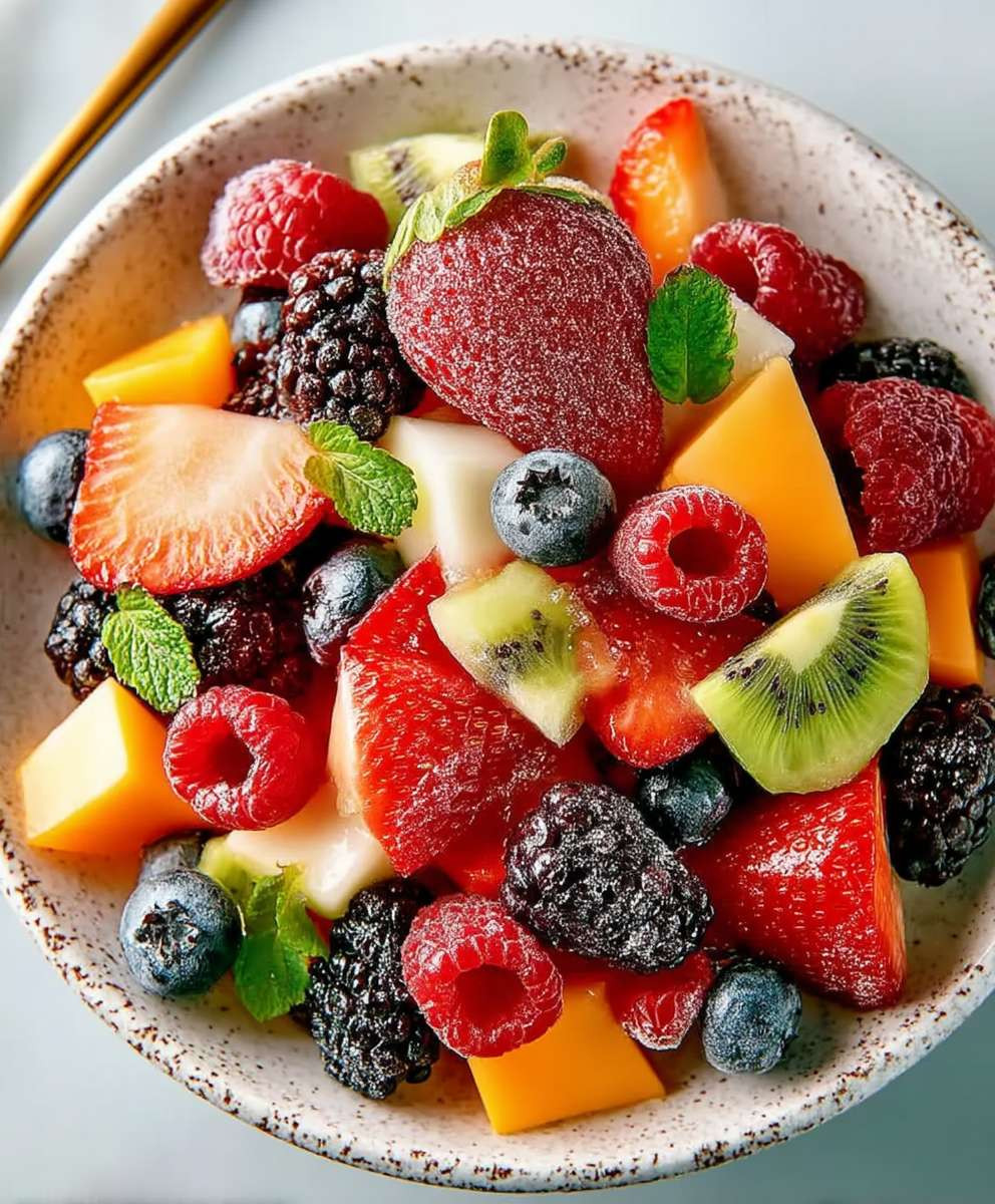 Sommerfruchtsalat einfach zubereiten