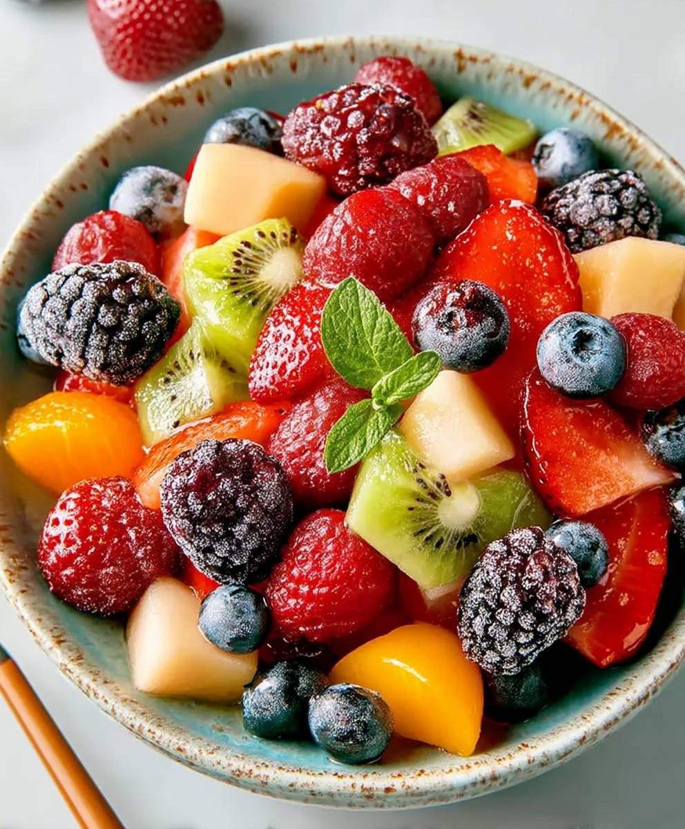 Sommerfruchtsalat einfach zubereiten