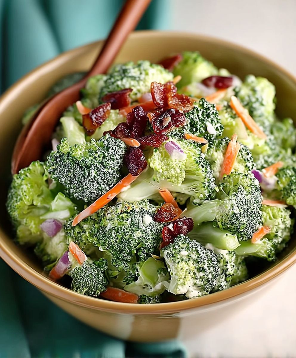Brokkoli Salat einfach zubereiten