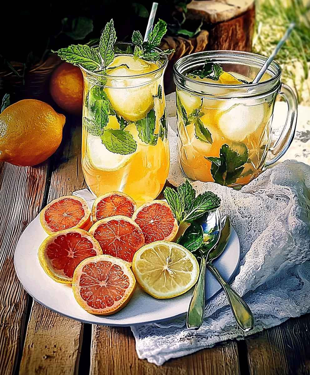 Minze Limonade selber machen