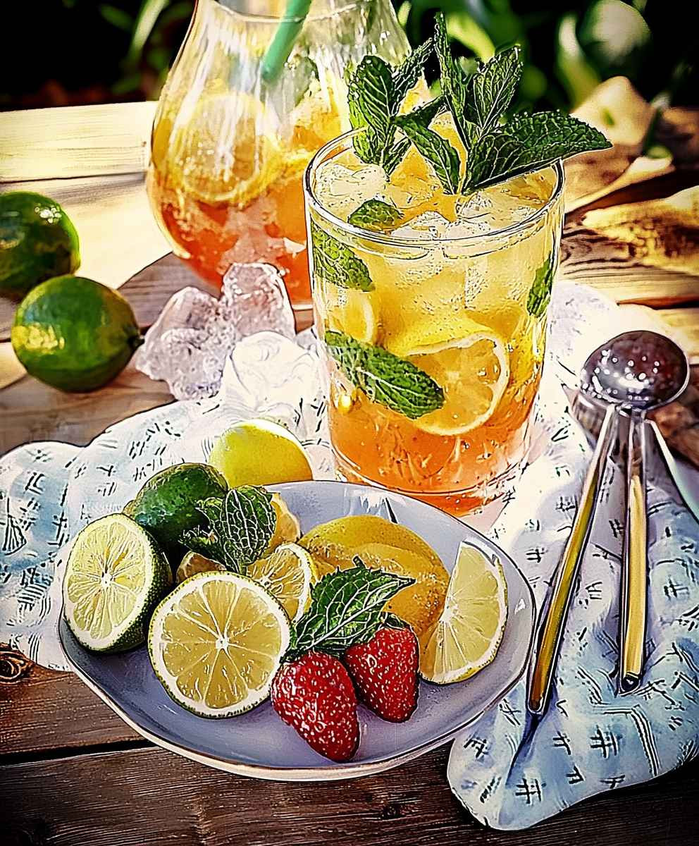 Minze Limonade selber machen