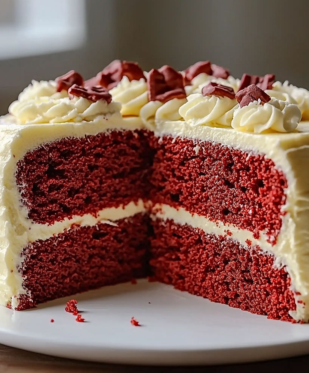 Roter Samtkuchen backen