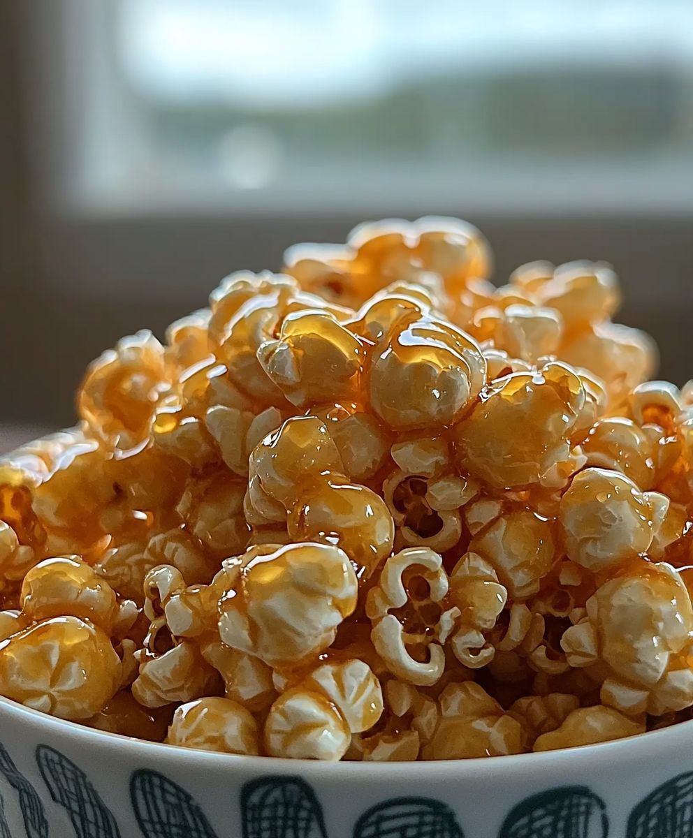 Honig Popcorn selber machen