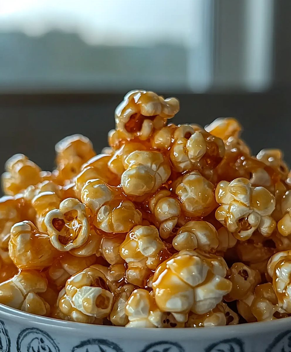 Honig Popcorn selber machen