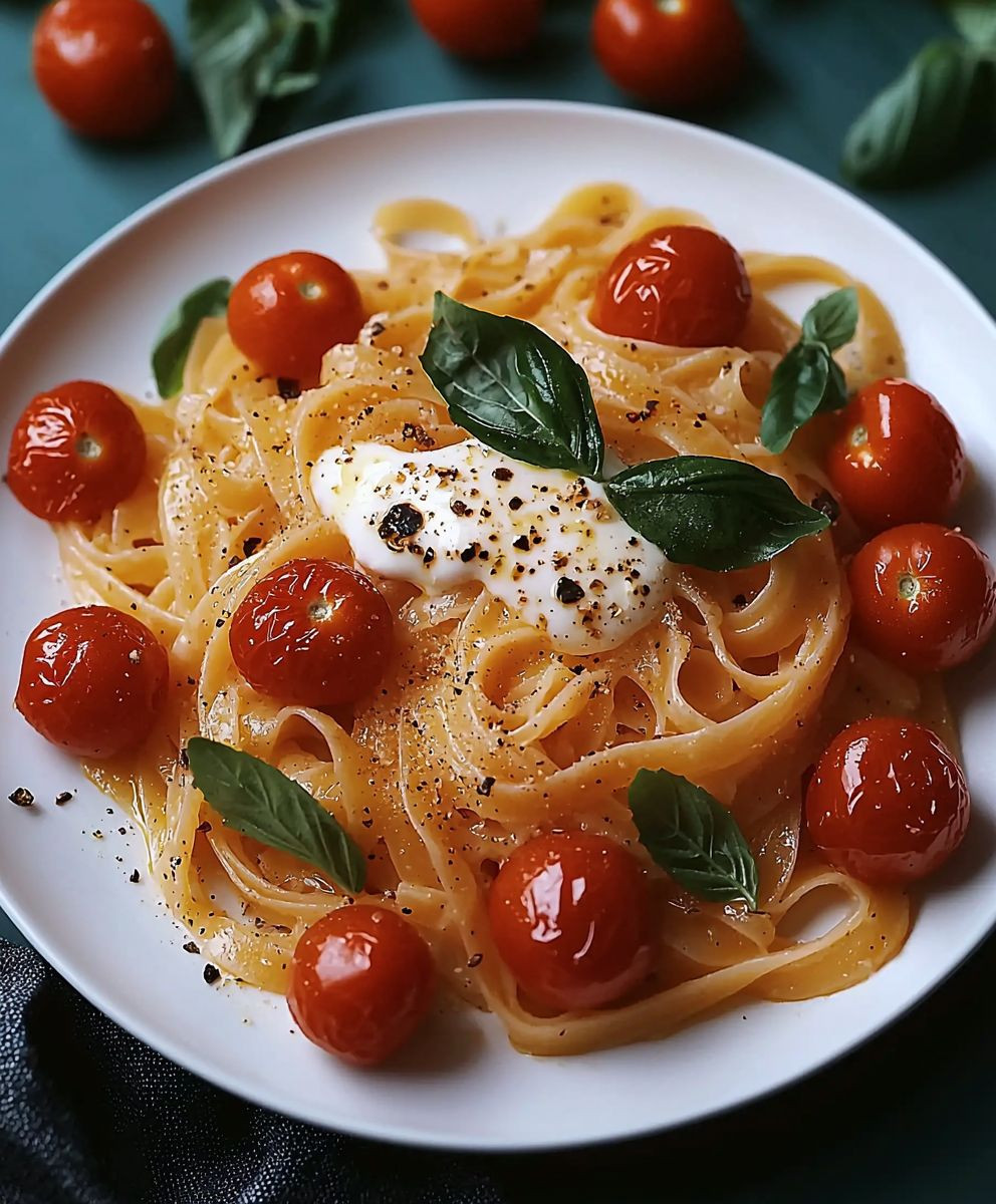 Pasta Kirschtomaten Soße