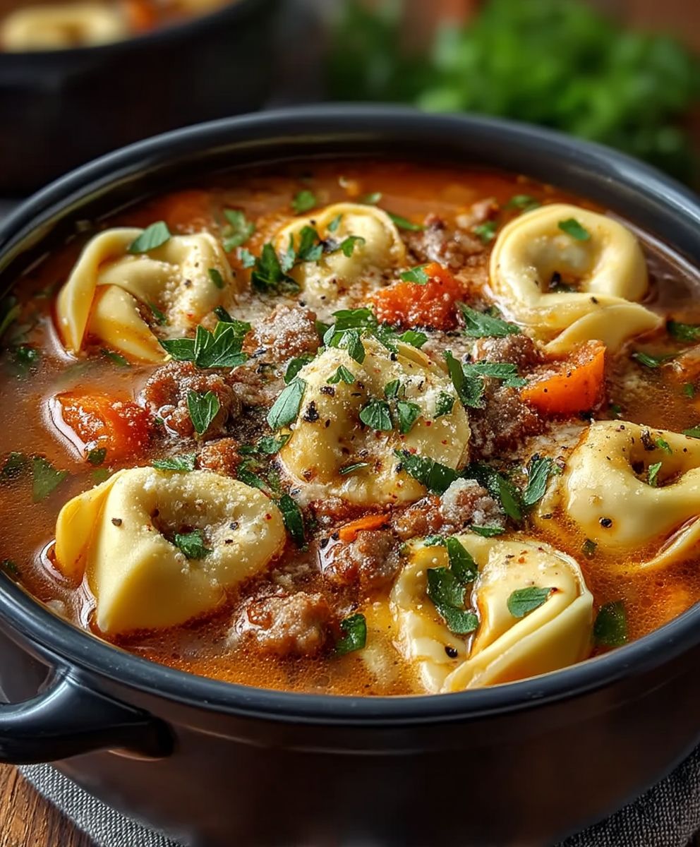 Wurst Tortellini Suppe