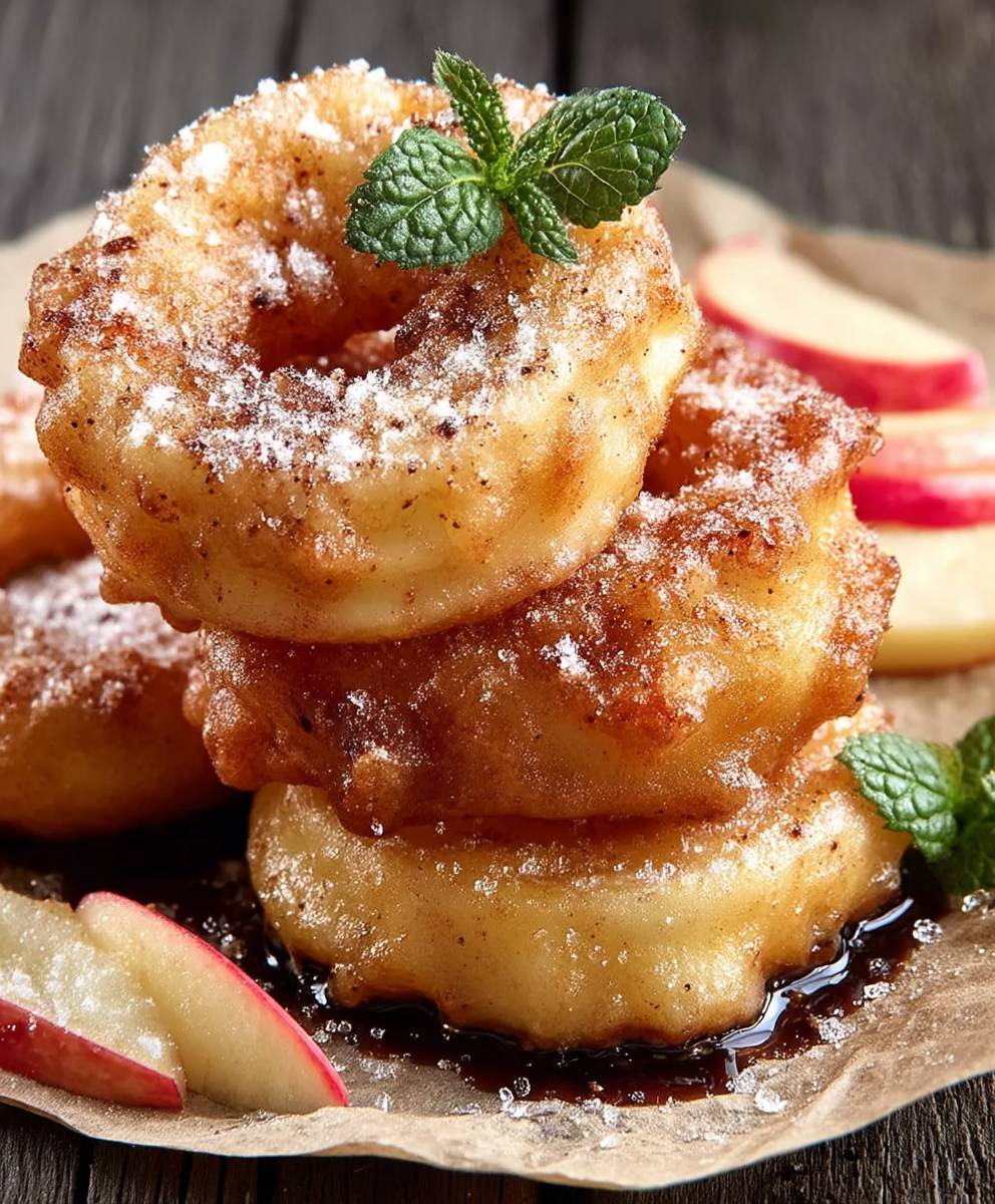 Zimt Apfel Ringe