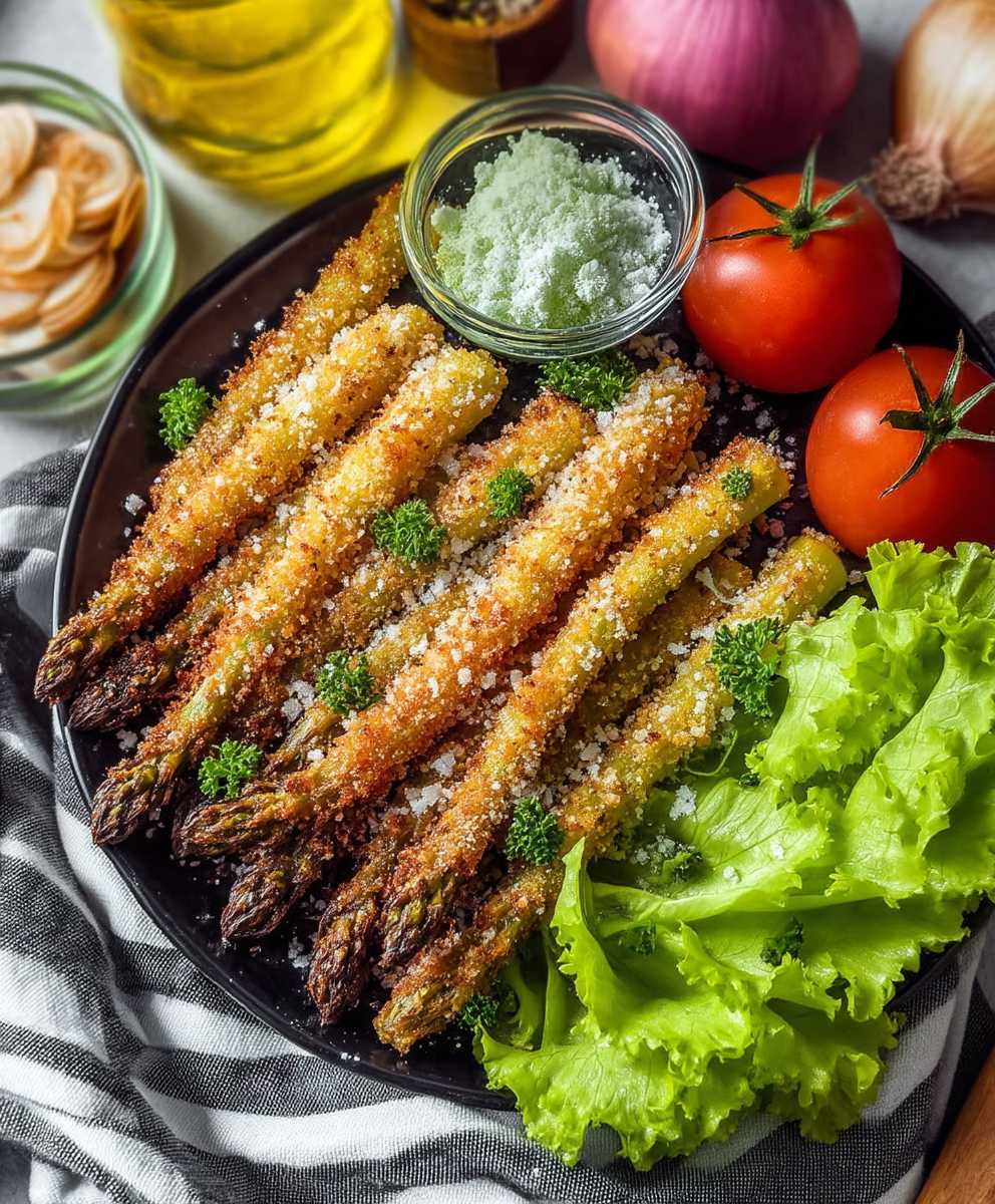 Parmesan Spargel Airfryer