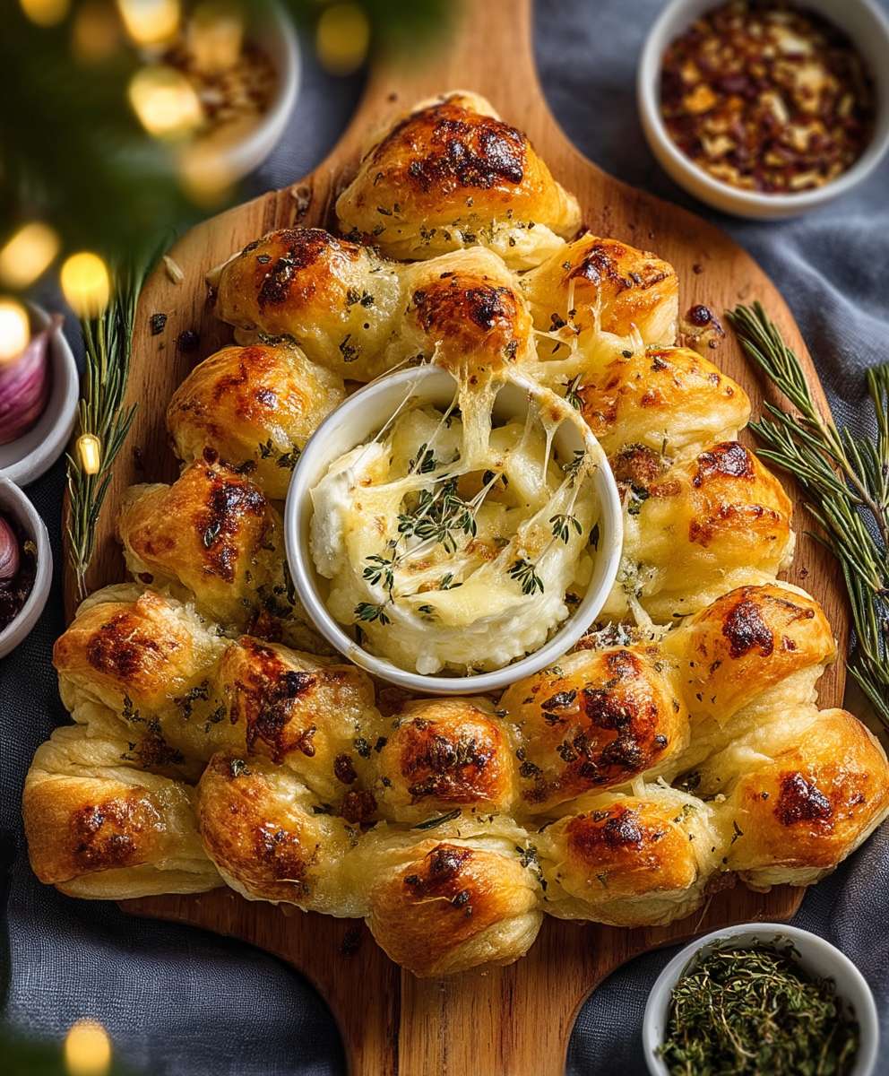 Käse Tannenbaum Pizzateig