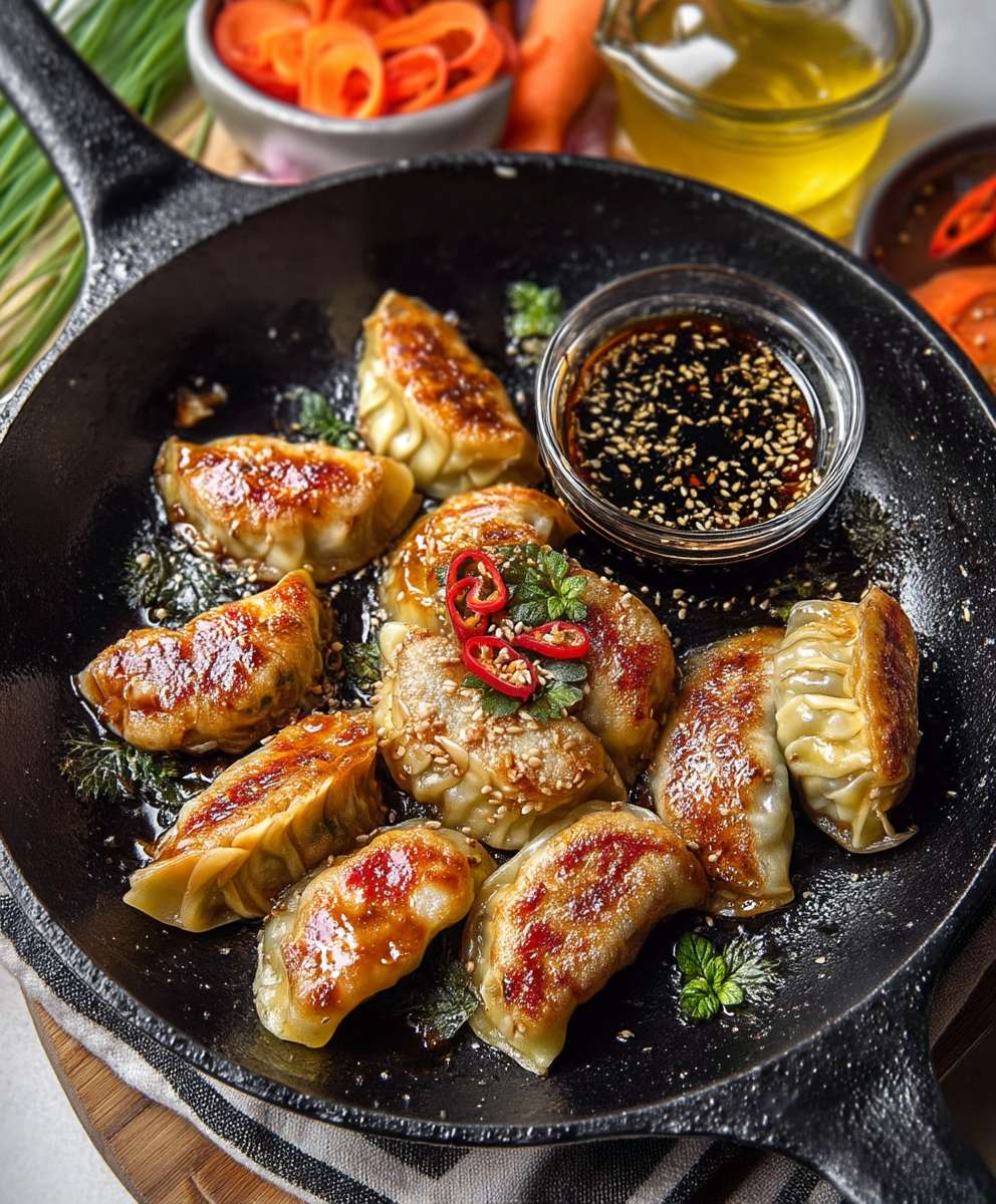 Vegane Hoi Sin Dumplings