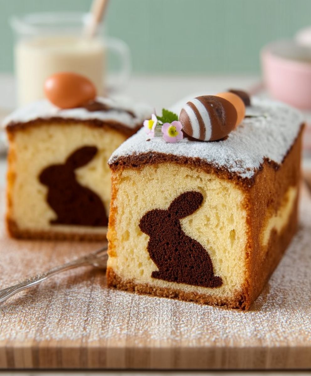 Osterhase Kuchen backen