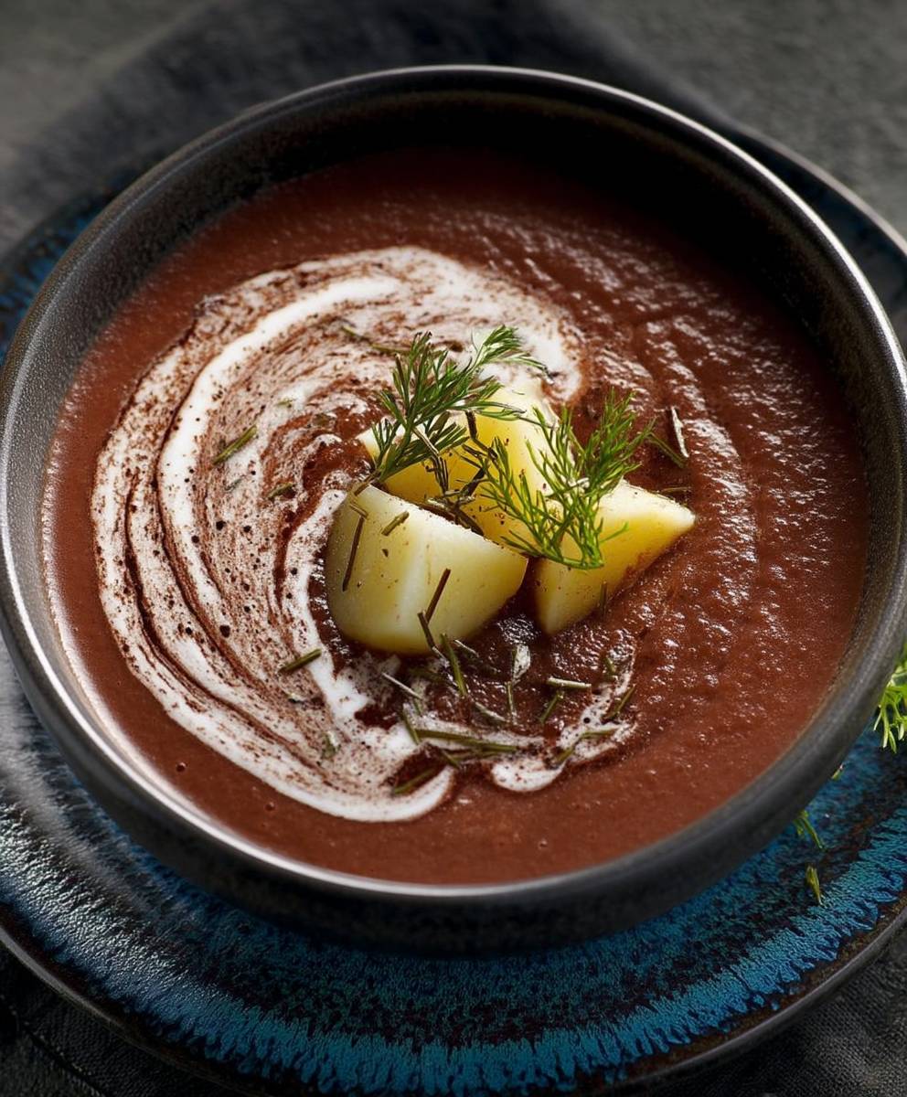 Rote Bete Suppe Kartoffeln