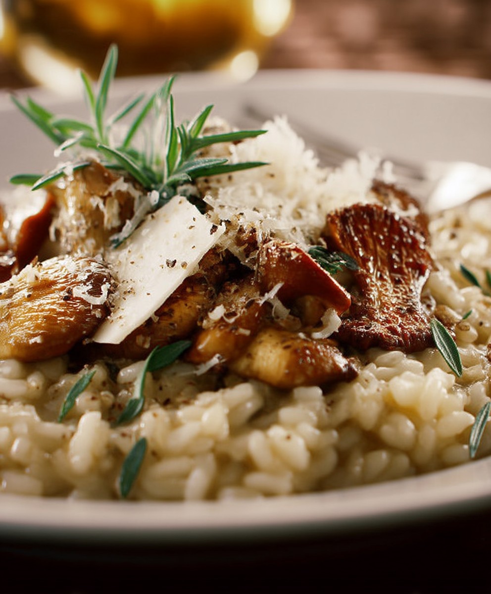 Steinpilzrisotto Parmesan