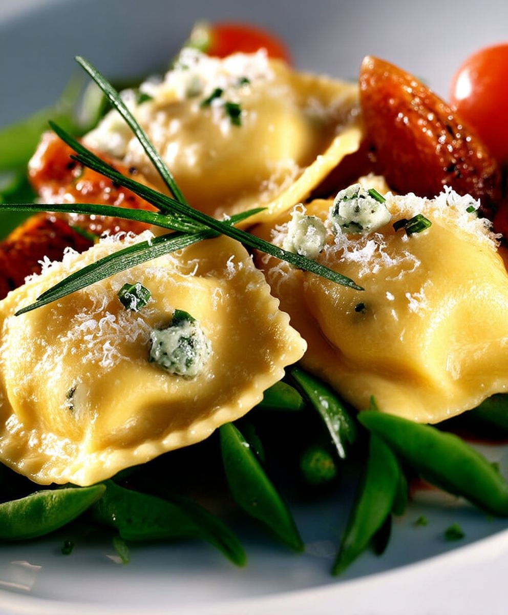 Ravioli mit Cremefüllung