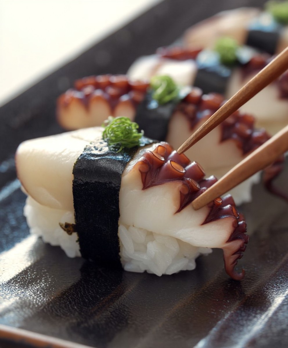 Oktopus Nigiri selber machen