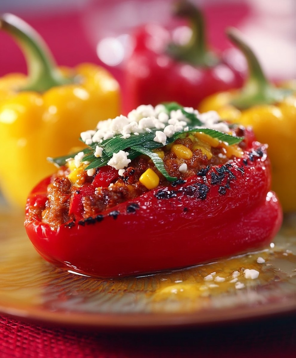 Gefüllte Paprika Hackfleisch