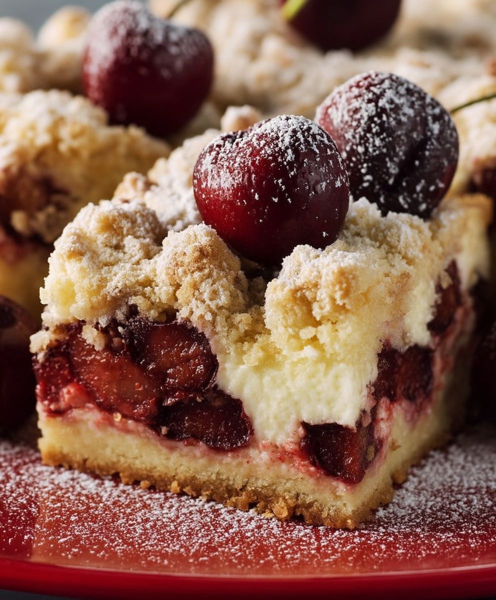 Streusel Kirschkuchen backen