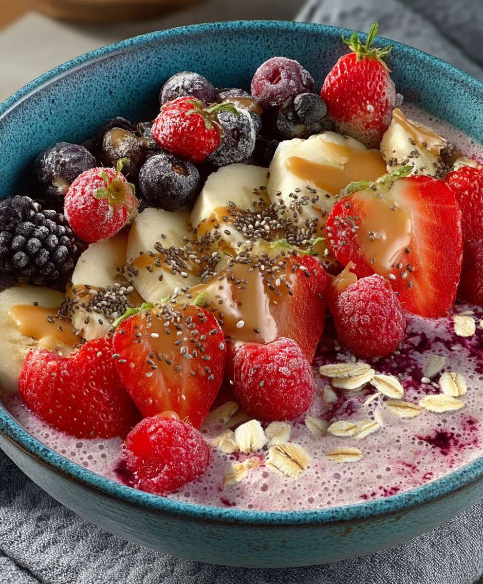 Frühstücks Bowl mit Beeren