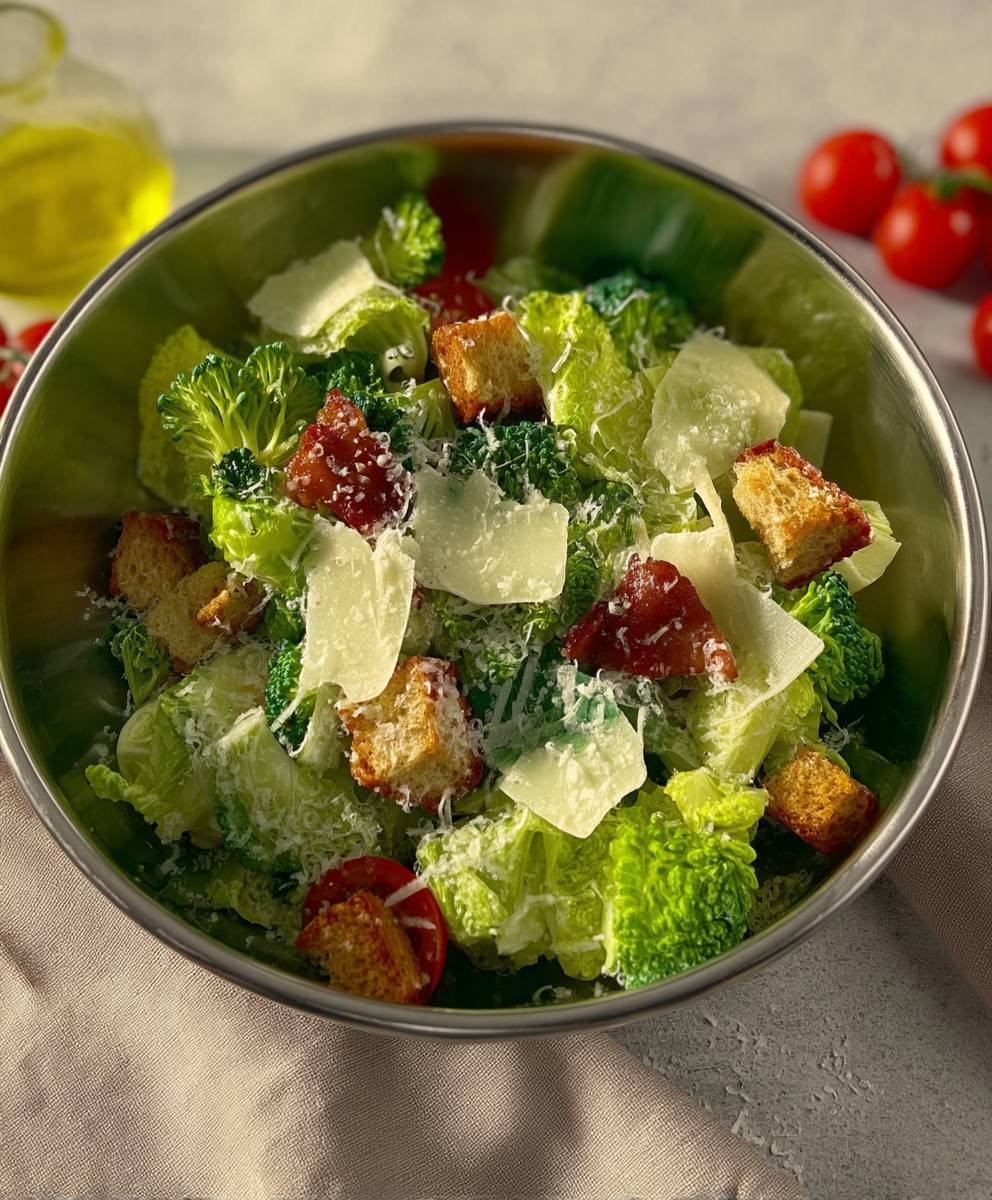 Caesar Salat einfach zubereiten