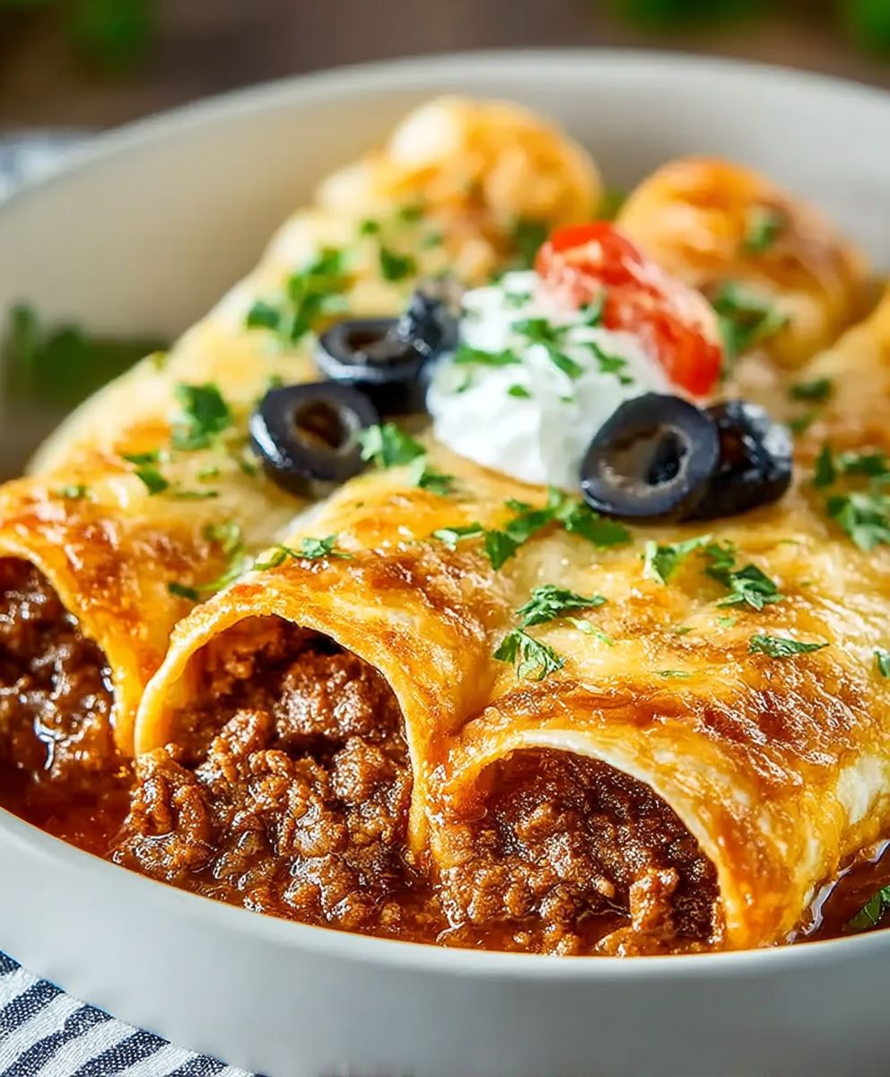Hackfleisch Enchiladas