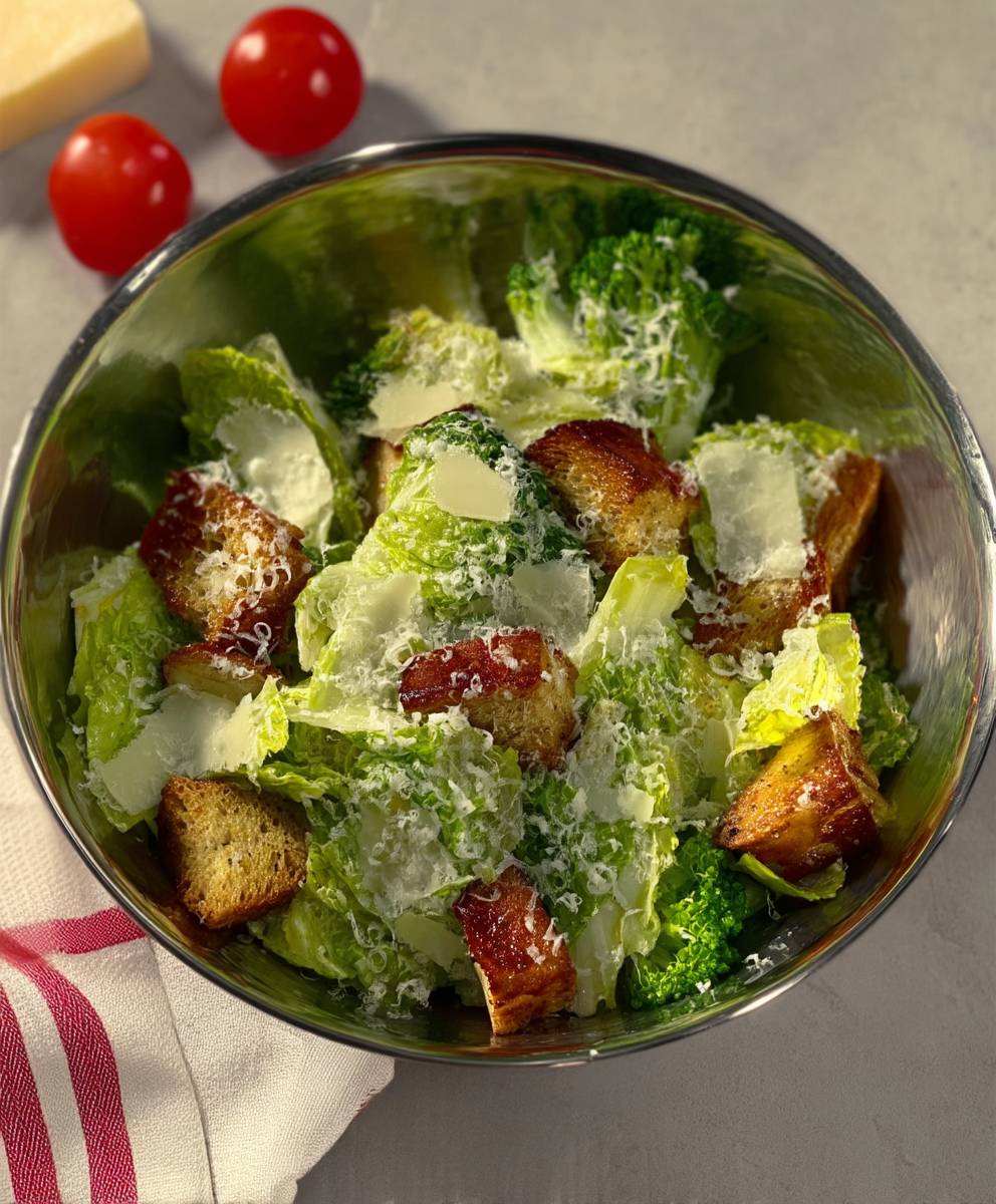Caesar Salat einfach zubereiten