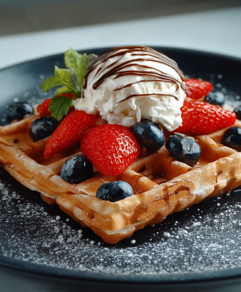 Belgische Waffeln backen