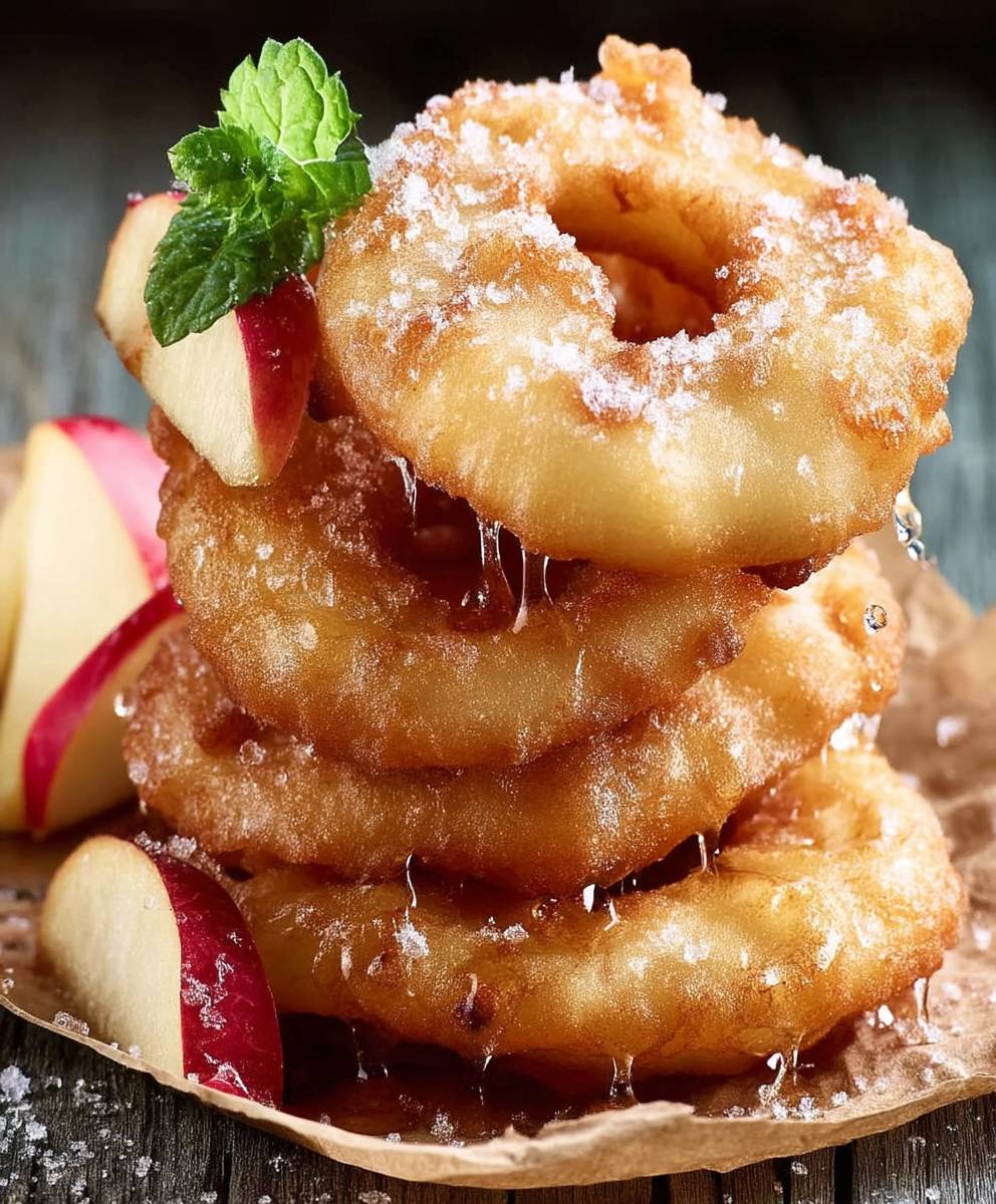 Zimt Apfel Ringe
