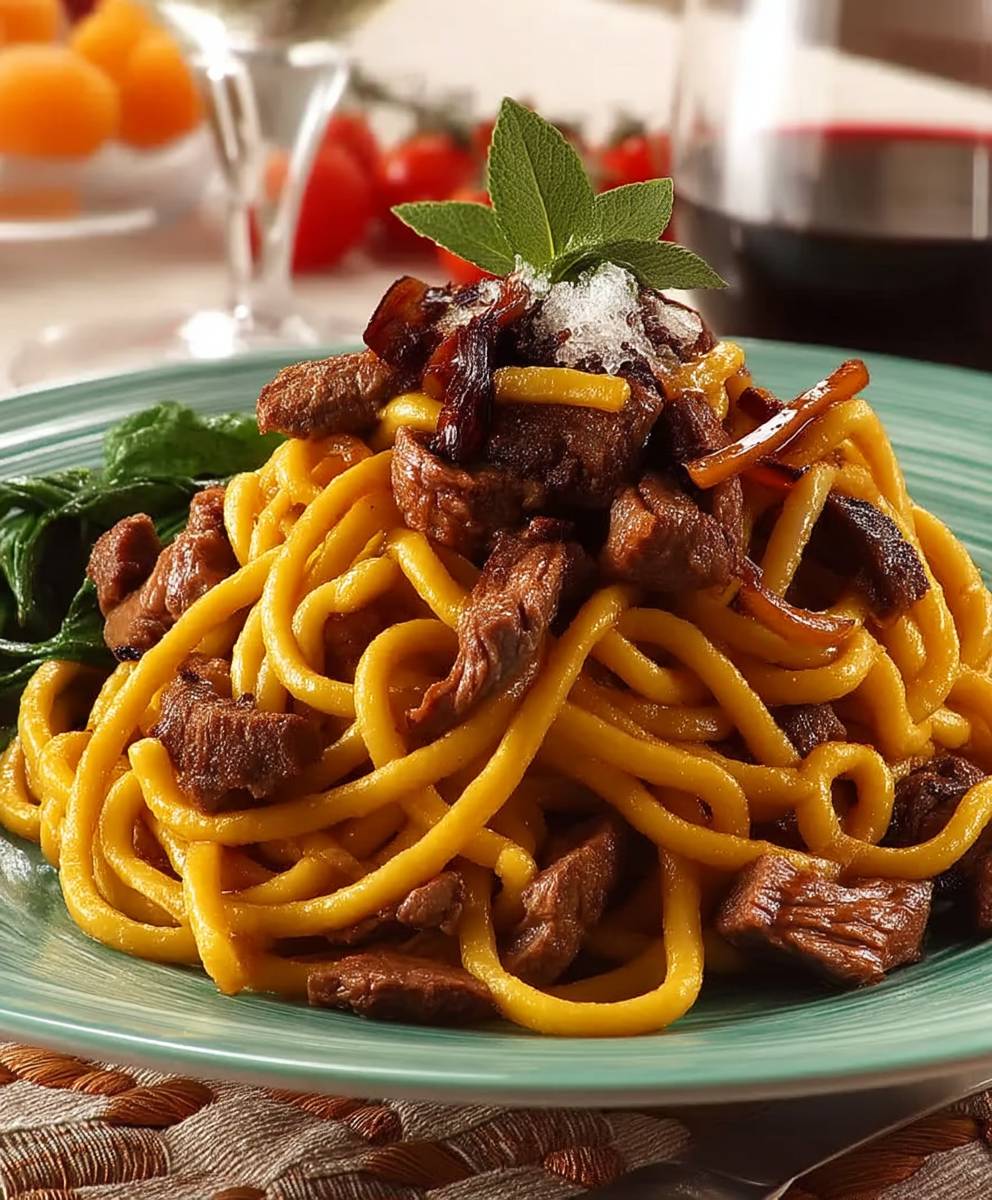 Entenragout mit Bigoli
