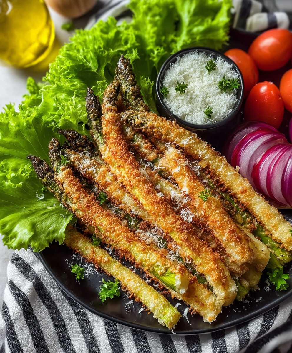 Parmesan Spargel Airfryer