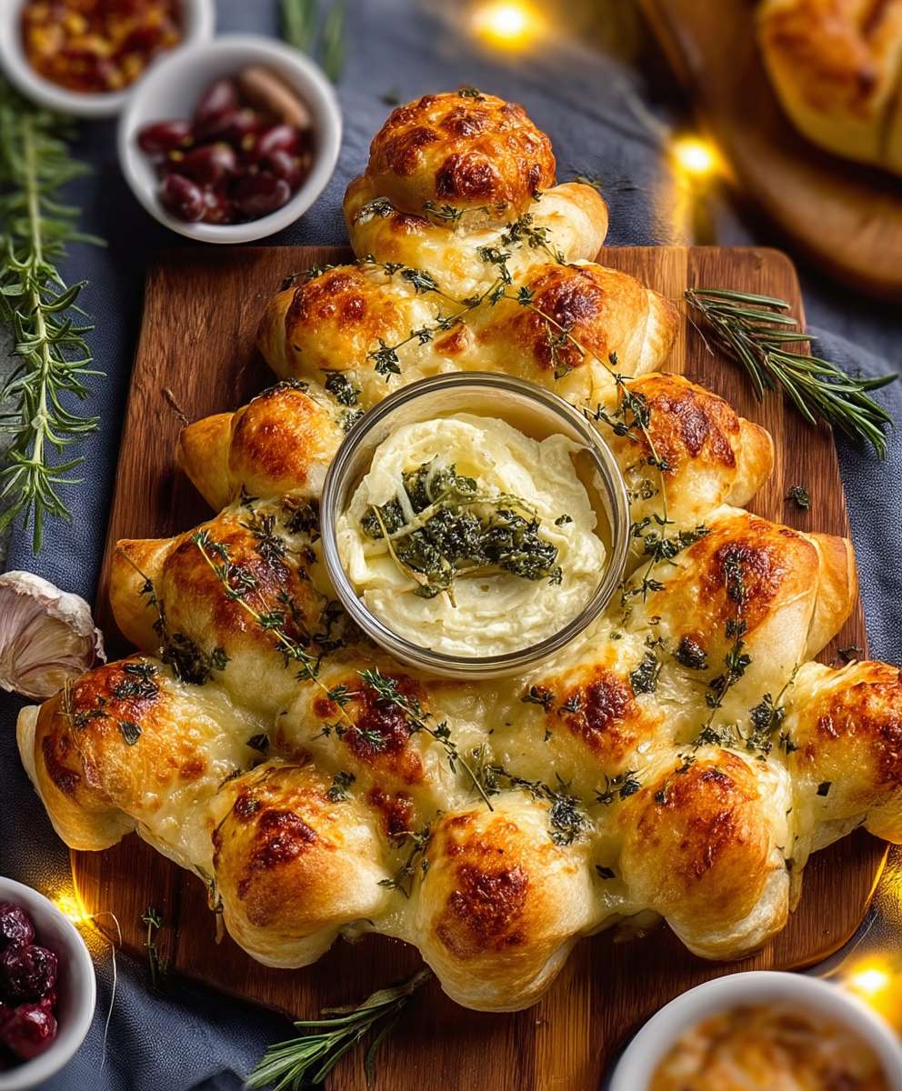 Käse Tannenbaum Pizzateig