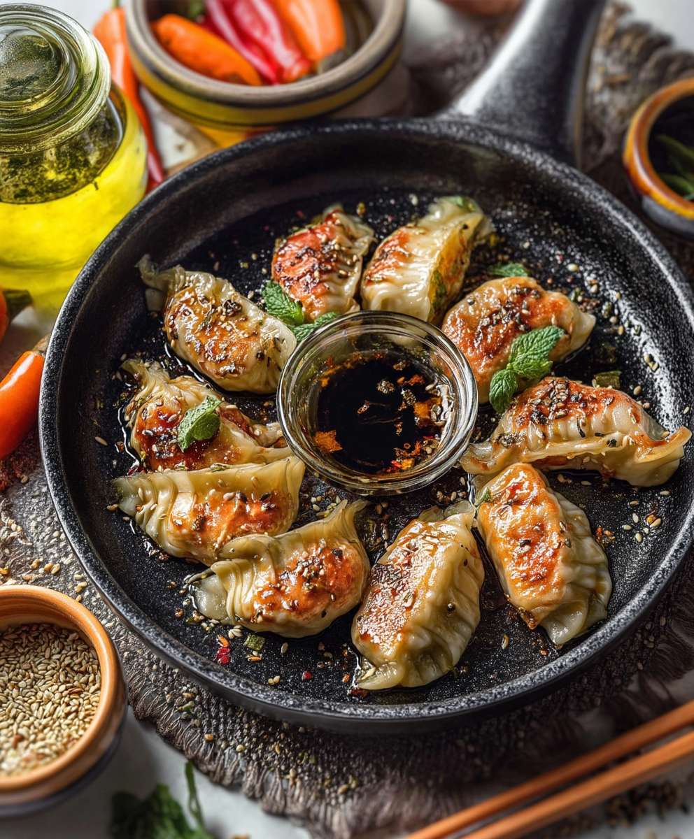 Vegane Hoi Sin Dumplings