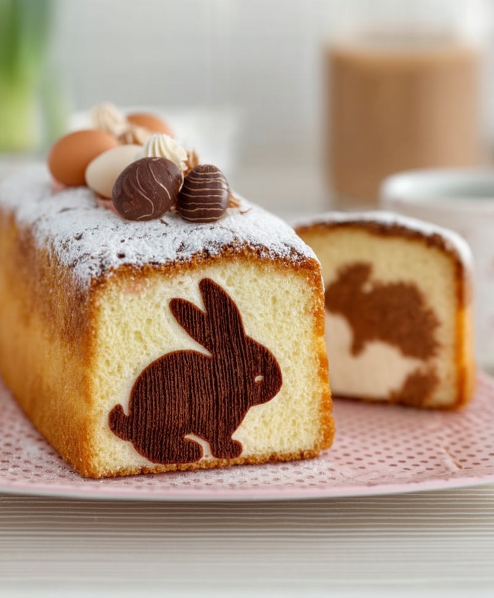 Osterhase Kuchen backen