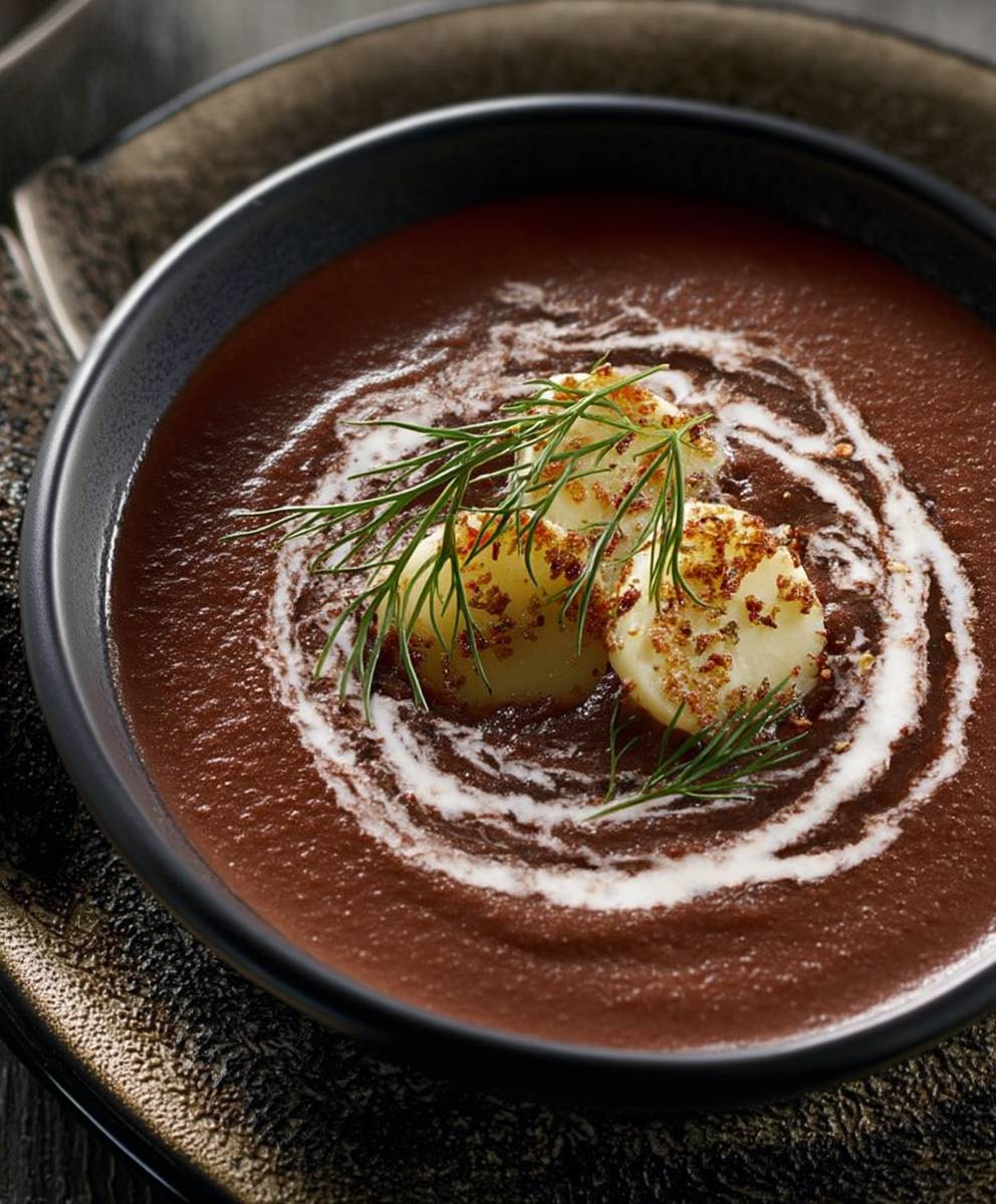 Rote Bete Suppe Kartoffeln